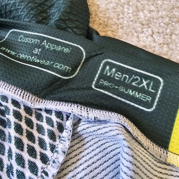 NWOT CEROTIPOLAR Snug Fit Men AirCool Cycling Jersey Bike Shirts XXL - Picture 7 of 10